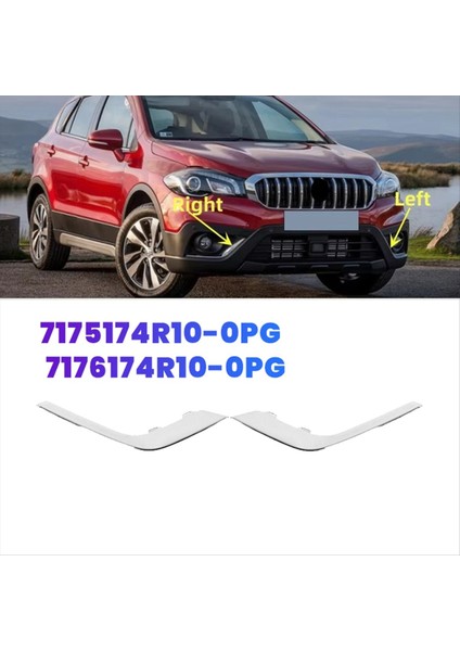 Araba Ön Tampon Sis Light Lamba Izgara Suzuki Sx4 S-Cross Crossover 2016-2021 71751-74R10-0PG R (Yurt Dışından) indirimleri
