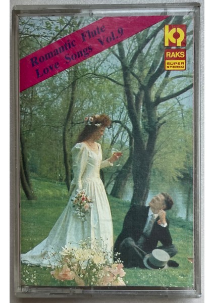 Romantic Flute Love Songs Vol 9 Kaset (Orijnal Dönem Kağıt Baskı Kaset)