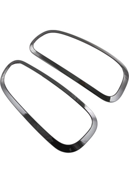 2pcs Parlak Siyah Arka Kuyruk Işık Lambaları Çerçeve Arka Lamba Yüzüğü Dekoratif Kapak Süslemesi Mini Cooper Clubman 2022 (Yurt Dışından)