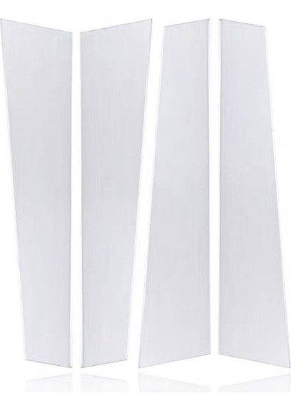 4pcs Krom Kapı Penceresi B Mercedes Benz S Sınıf 2014-2020 Dış Pencere Merkezi Post Trim Panel Için Pillar Parlak Şerit (Yurt Dışından)