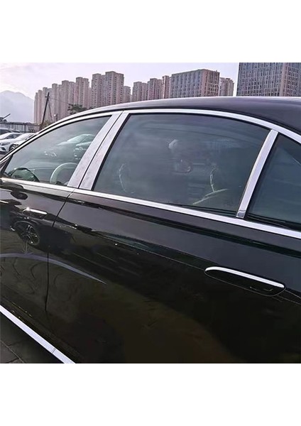 4pcs Krom Kapı Penceresi B Mercedes Benz S Sınıf 2014-2020 Dış Pencere Merkezi Post Trim Panel Için Pillar Parlak Şerit (Yurt Dışından) fırsatları