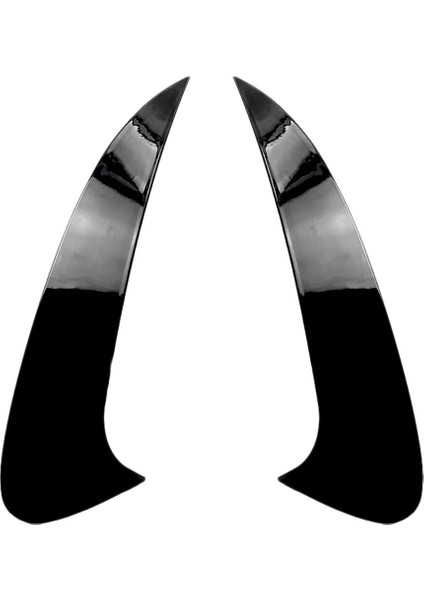 Parlak Siyah Arka Tampon Ayırıcı Spoiler Arka Canard Hava Havalandırma Döşemesi Mercedes Benz Gle Coupe C292 2015 2016 2017 2018 (Yurt Dışından)