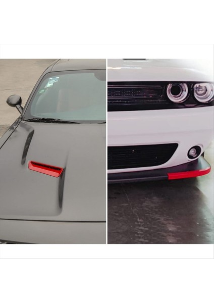 Kaput Hava Çıkış Ön Tampon Dudak Ayırıcı Koruyucu Kapak Dodge Challenger 2015-2024 Aksesuarları C Için (Yurt Dışından) fırsatları