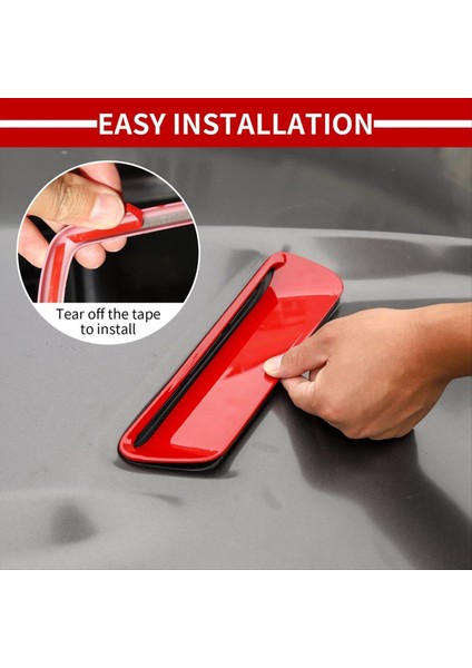 Kaput Hava Çıkış Ön Tampon Dudak Ayırıcı Koruyucu Kapak Dodge Challenger 2015-2024 Aksesuarları C Için (Yurt Dışından) indirimleri