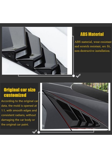 Karbon Fiber Abs Arka Cam Panlantı Deklanşör Kapağı Hyundai Elantra 2021 2022 Hava Havalandırma Kepçe Gölgesi Aksesuarları (Yurt Dışından) indirimleri