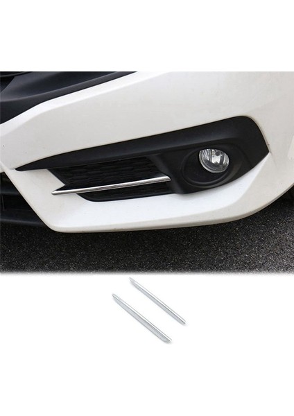 Ön Sis Lamba Kapağı Kaş Göz Kapağı Garness Dış Sis Işığı Trim Honda Civic 10TH 2016-2018 (Yurt Dışından) indirimleri