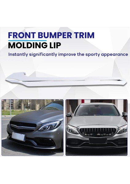 Araba Sol Ön Tampon Alt Dudak Krom Trim Mercedes Benz W205 C300 C350 2058851374 (Yurt Dışından) indirimleri