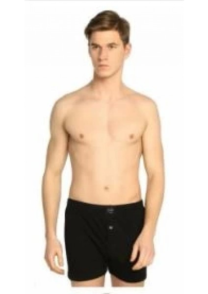 Tutku 0117 Erkek Penye Düz Boxer