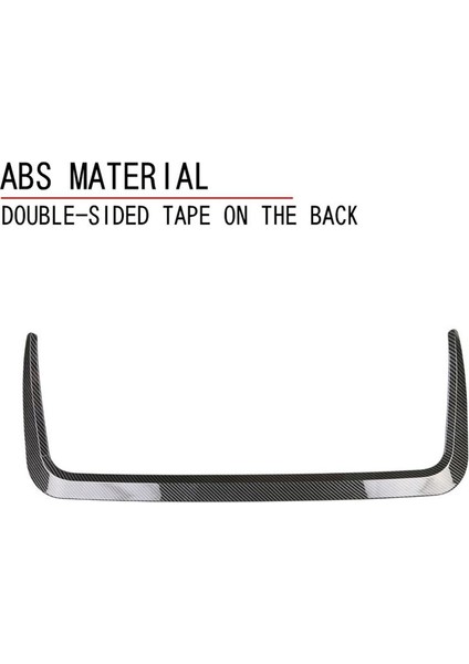 Toyota Sienta 10 Serisi 2022 2023 Dış Abs Karbon Fiber Arka Kapı Gagası Strip Bagaj Kapağı Kalıp Trims Kapak (Yurt Dışından) indirimleri