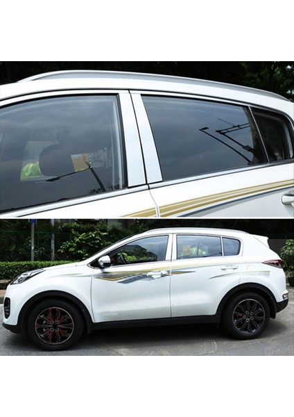 Araba Penceresi Sütun Trim Kapak Araç Merkezi Sütun Koruyucusu Kia Sportage Ql 2017 2018 2019 2020 Için Uygun (Yurt Dışından) modelleri