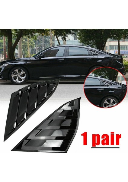 Araba Arka Yan Havalandırma Çeyrek Pencere 2018-2022 Honda Accord Parlak Siyah Için (Yurt Dışından) fiyatları