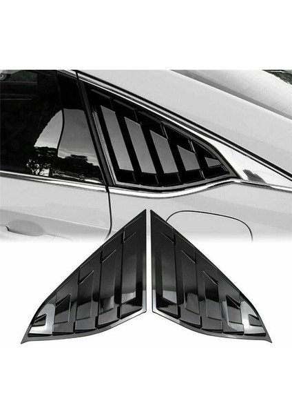 Araba Arka Yan Havalandırma Çeyrek Pencere 2018-2022 Honda Accord Parlak Siyah Için (Yurt Dışından) indirimleri