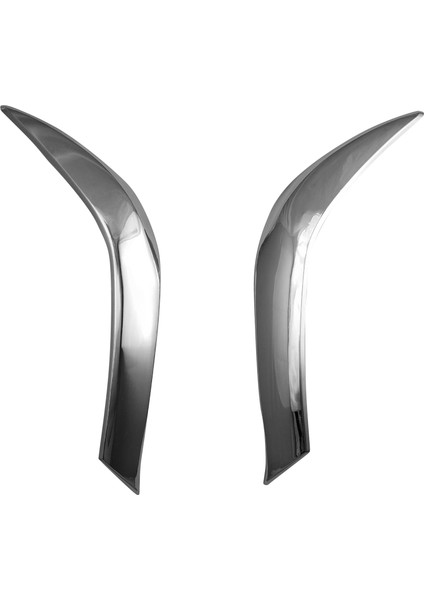 Toyota Hilux Vigo Için 2012 Abs Krom Krom Ön Far Lambası Kapağı Garnitür Strip Kaş Kapak Döşeme (Yurt Dışından)