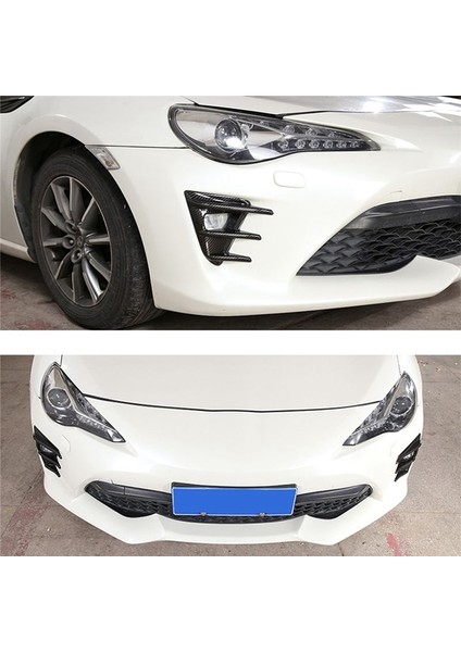 Siyah Ön Tampon Sis Lambası Kapağı Sis Faresi Kapaklar Toyota Için Sis Lambası Izgarası GT86 2017-2019 (Yurt Dışından)