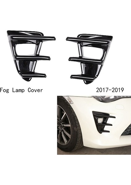 Siyah Ön Tampon Sis Lambası Kapağı Sis Faresi Kapaklar Toyota Için Sis Lambası Izgarası GT86 2017-2019 (Yurt Dışından) fırsatları