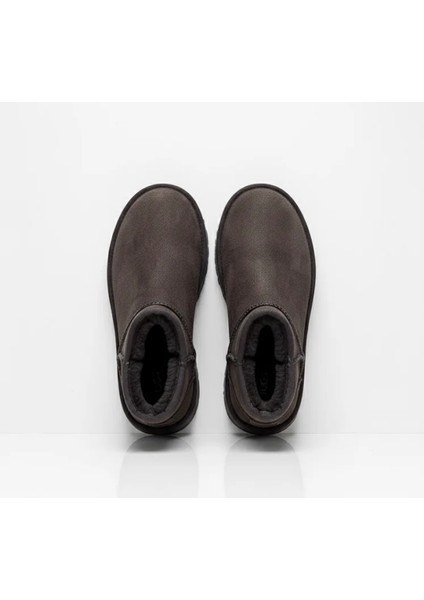 Monti Platform Kahve Süet Içi Tüylü Kadın Bot modelleri