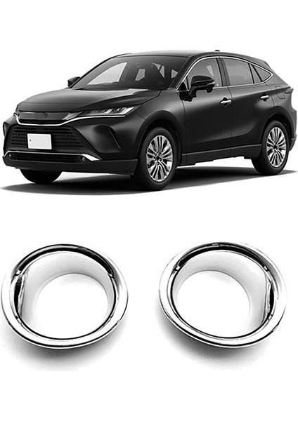 Toyota Harrier Venza Için 2020 2021 Abs Krom Ön Sis Farları Kapak Çerçevesi Ön Çamurluk Yan Hava Havalandırma Kapağı Trim (Yurt Dışından) modelleri