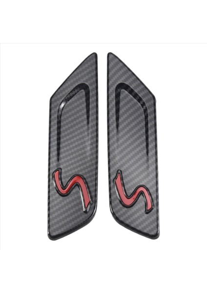 2pcs Araba Karbon Fiber Yan Dönüş Sinyali Kapağı Trim Çamurluk Çıkartma Dekorasyonu Mini Cooper Clubman 2022 (Yurt Dışından)