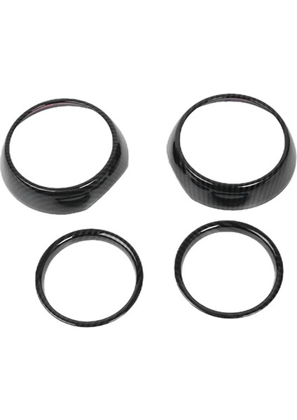 Araç Karbon Fiber Gösterge Tablosu Yan Hava Havalandırma Halka Çıkış Çerçevesi Mini Cooper Için Bir S Jcw F55 F56 F57 (Yurt Dışından)