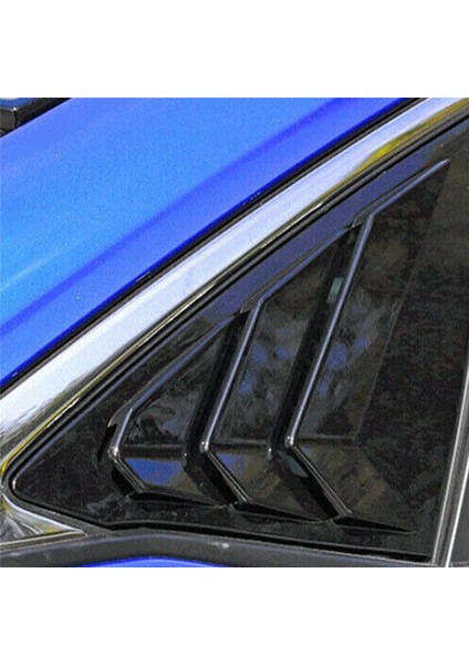 Honda Civic 2022 2023 Hatchback Arka Taraf Havalandırma Çeyrek Pencere Panjur Panjur Kapağı Parlak Siyah (Yurt Dışından) indirimleri