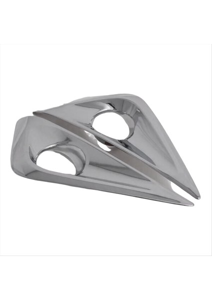 Toyota Rush 2018-2023 Gündüz Koşu Lambası Izgara Çerçevesi Için 1paır Ön Sis Far Kapağı Krom Kalıplama Döşeme (Yurt Dışından)