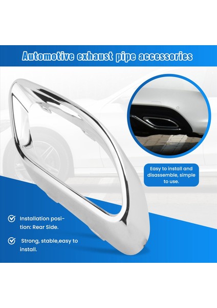 1 Çift Arka Egzoz Borusu Döşeme Çerçevesi Mercedes W177 A W238 E W205 C 205852221 205852321 (Yurt Dışından) indirimleri