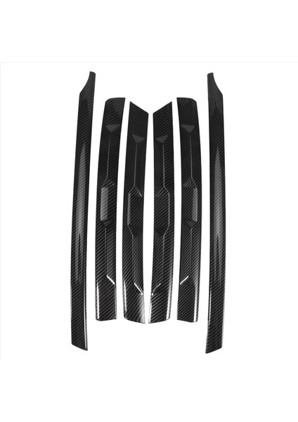 Tiguan Için Lhd L 2017-2021 Karbon Fiber Ön Tampon Örgü Merkezi Grille Izgara Kalıp Şeritleri Kapak Trim (Yurt Dışından) fiyatları