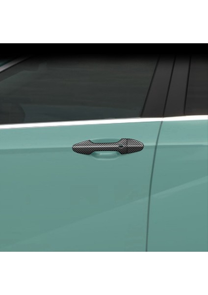 Araba Dış Yan Kapı Kolu Kapak Kapağı Hyundai Kona 2024+ Dış Kapı Kolu Trim Aksesuarları Karbon Fiber Desen (Yurt Dışından) fiyatları