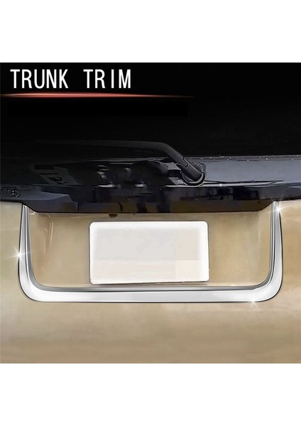 Toyota Sienta 10 Serisi 2022 2023 Dış Abs Gümüş Arka Kapı Gagası Şerit Bagaj Kapağı Kalıp Trims Kapak (Yurt Dışından) fiyatları