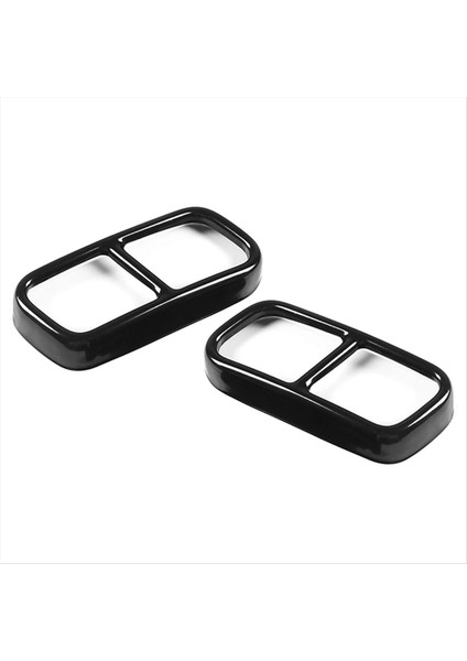 Siyah Araç Kuyruk Susturucu Egzoz Boru Çıkış Kapağı Dekor Dekoru Bmw F01 7 Serisi 730I 750I 750I 760I 2009-2014 (Yurt Dışından)