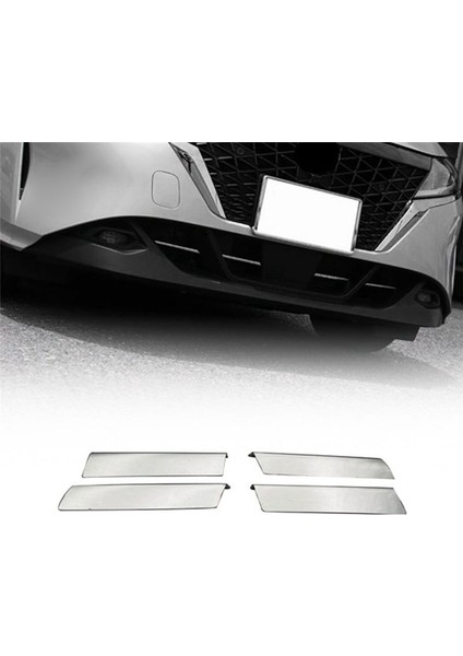 Nissan Note E13 2020 2021 Araç Krom Ön Tampon Merkezi Alt Grille Izgara Kalıp Şeritleri Kapak Döşeme Araç Stili (Yurt Dışından) fiyatları