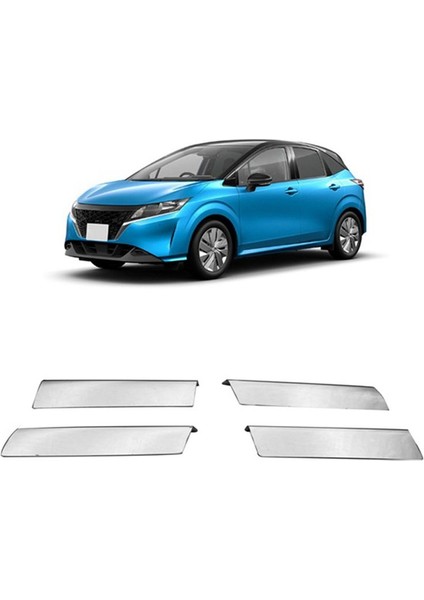 Nissan Note E13 2020 2021 Araç Krom Ön Tampon Merkezi Alt Grille Izgara Kalıp Şeritleri Kapak Döşeme Araç Stili (Yurt Dışından) modelleri