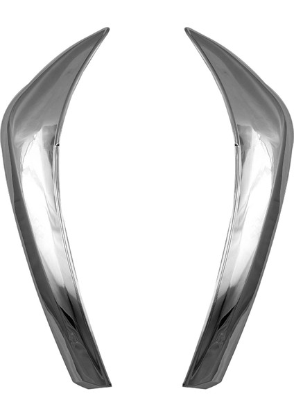 Toyota Land Cruiser Için FJ200 2012-2016 Abs Krom Ön Far Lamba Kapağı Garnitür Strip Kaş Kapak Döşeme (Yurt Dışından)