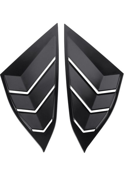 2018-2022 Için Honda Accord Arka Yan Havalandırma Çeyrek Pencere Kanjör Kenarcısı Kapak Mat Siyah (Yurt Dışından)