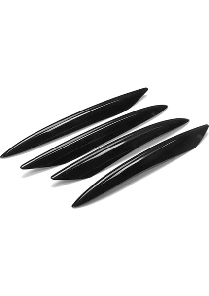 4pcs Ön Tampon Sis Izgarası Izgara Kapak Dekorasyonu Için Markedes-Benz E Sınıf Amg E43 E63 W213 2016-2020 (Yurt Dışından)