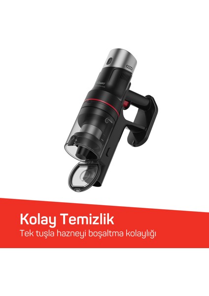 Magiclean Flex Dikey Şarjlı Süpürge 500W Siyah - AR4209