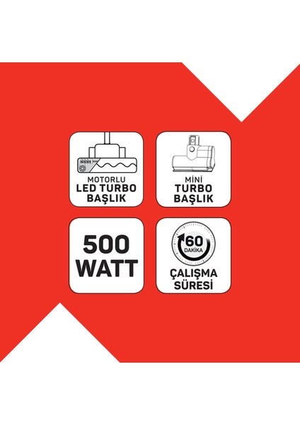 Magiclean Flex Dikey Şarjlı Süpürge 500W Siyah - AR4209