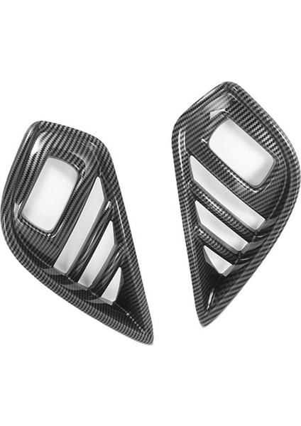 Toyota Highlander Için 2020 2021 Araba Abs Karbon Fiber Ön Sis Işık Lamba Kapağı Trim Foglight Çerçeve Dekorasyon Çerçevesi (Yurt Dışından)