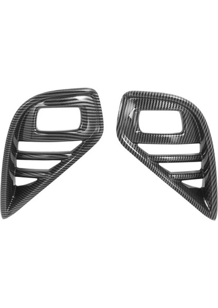 Toyota Highlander Için 2020 2021 Araba Abs Karbon Fiber Ön Sis Işık Lamba Kapağı Trim Foglight Çerçeve Dekorasyon Çerçevesi (Yurt Dışından) fırsatları