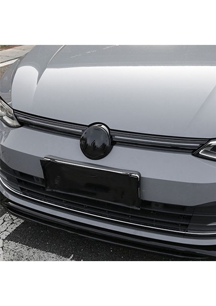 Araba Parlak Siyah Ön Tampon Örgü Merkezi Izgara Izgara Kalıp Şeritleri Kapak For-Vw Golf 8 Mk8 2021 2022 (Yurt Dışından) fırsatları