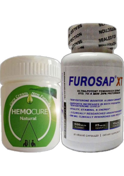 Cream 50 ml Özel Karışıım Krem + Furosapxt Erkeklere Özel 30 Lu Tetikleyici Katılaştırıcı