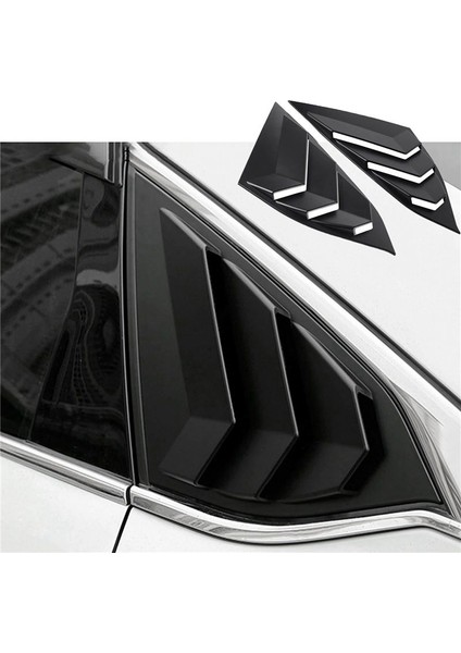 2018-2022 Için Honda Accord Arka Yan Havalandırma Çeyrek Pencere Kanjör Kenarcısı Kapak Mat Siyah (Yurt Dışından) modelleri
