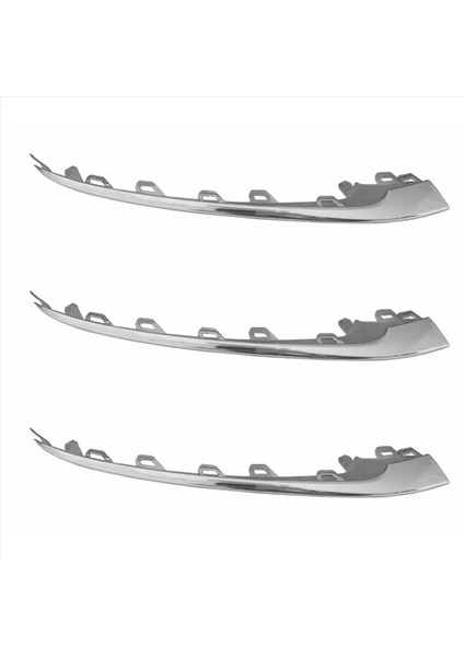 3x 2228857800 Araba Ön Tampon Sağ Taraf Krom Trim Şeridi Mercedes-Benz W222 S Sınıf 2018 2019 2020 (Yurt Dışından)