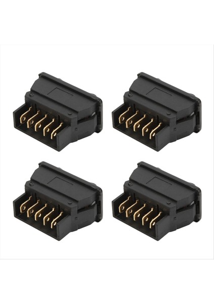 4pcs 5pin Elektrikli Pencere Anahtarı Araç Evrensel Cam Kaldırma Sürücü Anahtarları Yeşil Işık DC12V 24V Araba Penceresi Anahtarı (Yurt Dışından) indirimleri