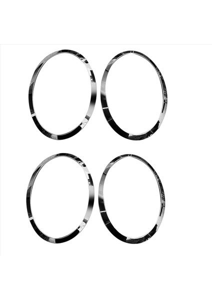 Mini Cooper Için 2x F55 F57 03-18 Krom Sol Sağ Ön Farlar Çerçeve Far Kaş Halka Kapağı Trim Değiştirme (Yurt Dışından)