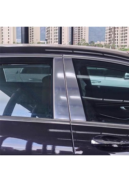 4pcs Araba Dış Kapı Penceresi B Mercedes Benz Gle Sınıfı 2020-2023 Krom Alüminyum Trim Panel (Yurt Dışından) fiyatları