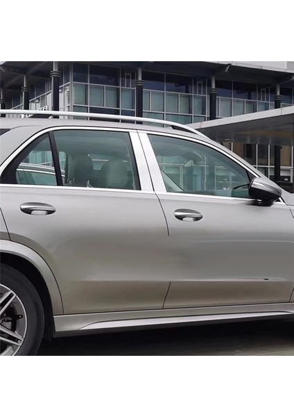 4pcs Araba Dış Kapı Penceresi B Mercedes Benz Gle Sınıfı 2020-2023 Krom Alüminyum Trim Panel (Yurt Dışından) fırsatları