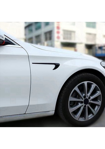 6pcs Araba Tarafı Çamurluk Döşeme Mercedes Benz E Sınıf W213 C-Sınıfı W205 Refit E63S Amg Aksersiyeleri Siyah (Yurt Dışından) modelleri