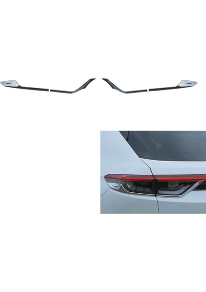 Honda Hrv Hrv Hr-V Vezel 2021 2022 Krom Arka Kuyruk Işık Lambası Kapağı Garnitür Strip Tayli Kaş Kapağı Kapak Trim 4pcs (Yurt Dışından) fiyatları