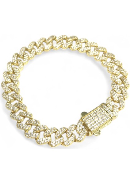 925 Ayar Gümüş Taşlı Kalın Gurmet Bileklik modelleri